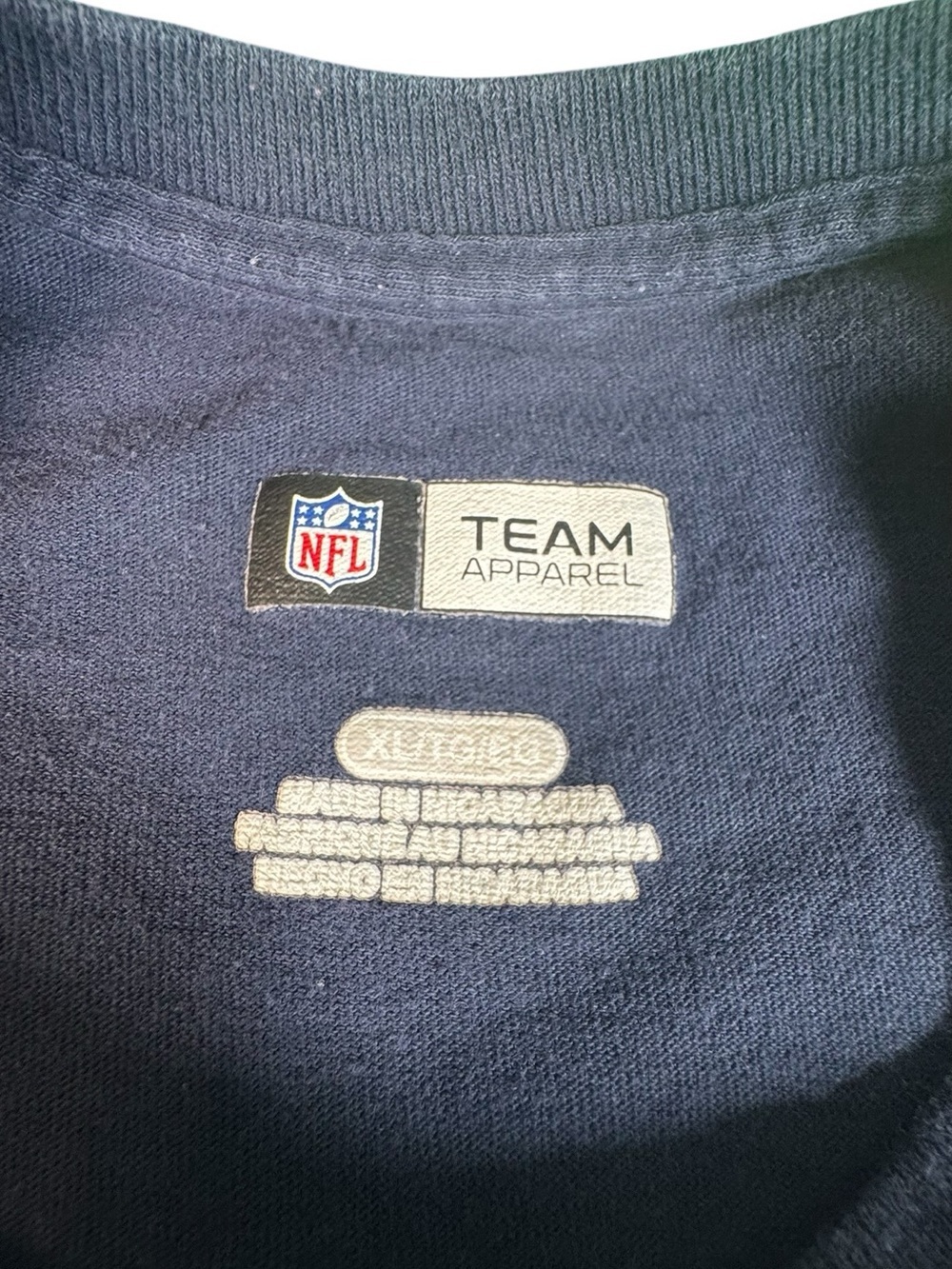 Green Bay Packers NFL Team Apparel Graphic T-Shirt Navy Red White Men's XL - Picture 3 of 8